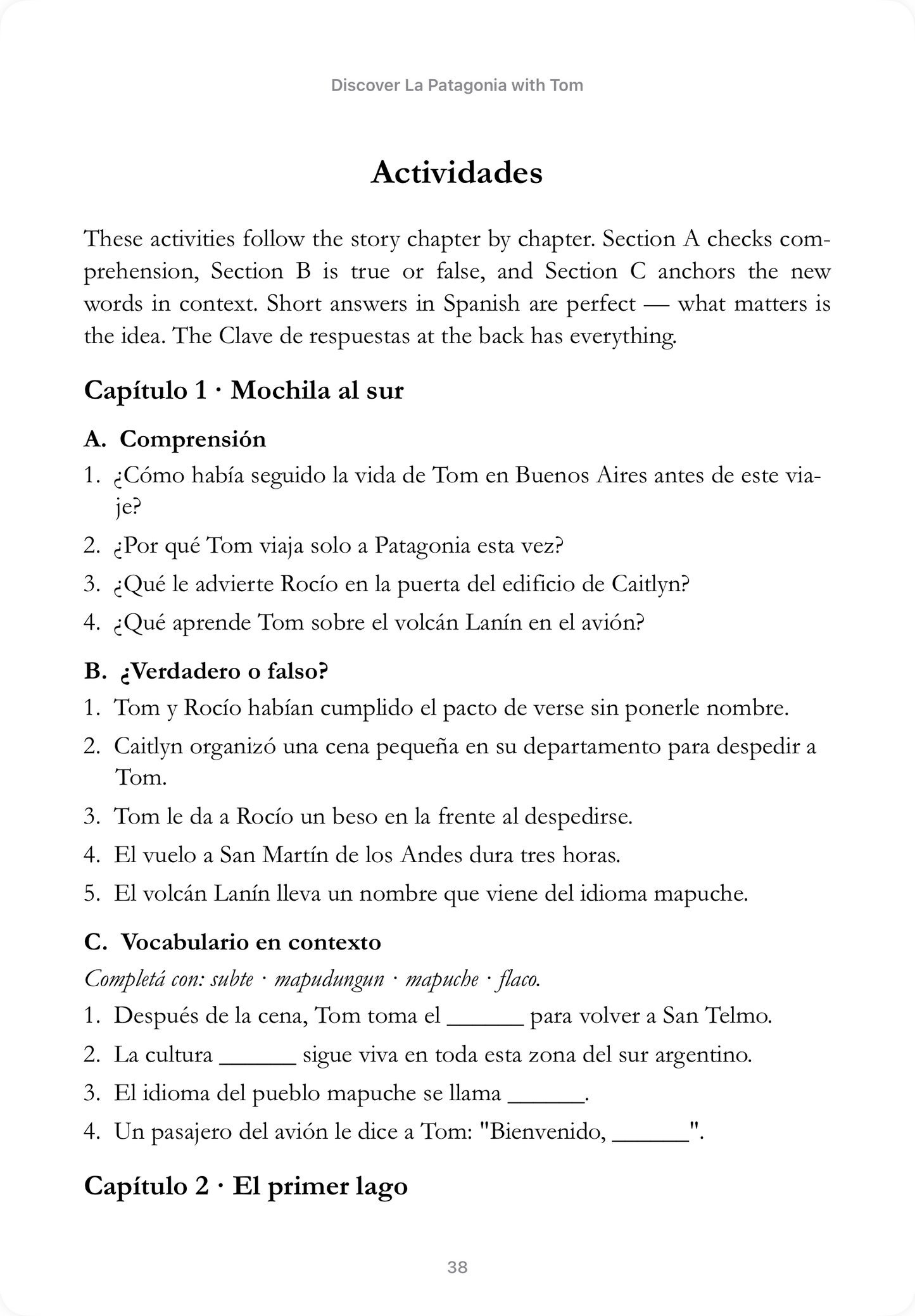 Actividades La patagonia with Tom