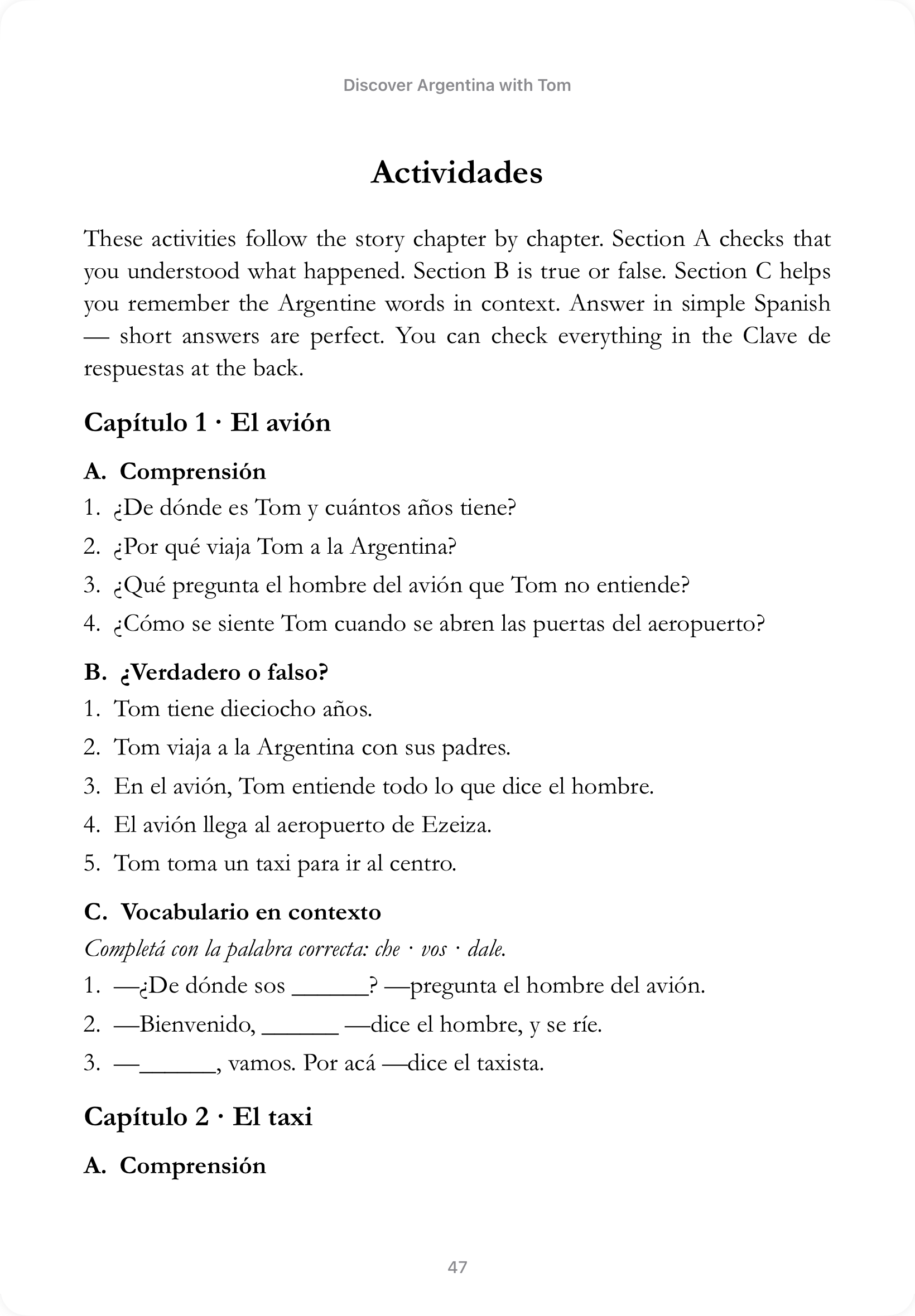 Actividades-Buenos Aires with Tom