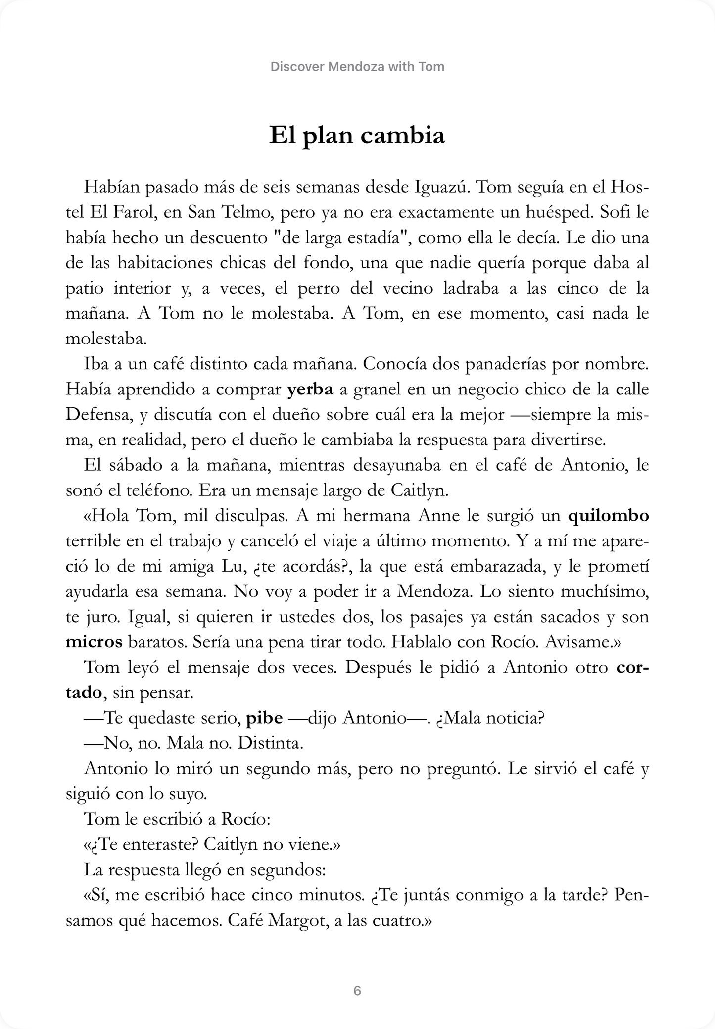 Primera Pagina Mendoza with Tom